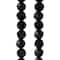 12 Pack: Black Glass Faceted Round Beads, 10mm by Bead Landing™